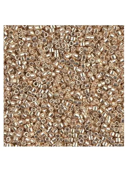 Delica Miyuki 11/0 galvanized champagne  Delica Miyuki 11/0- 1