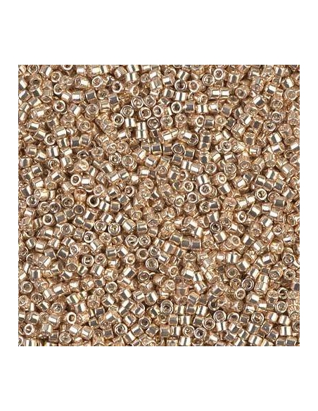 Delica Miyuki 11/0 galvanized champagne  Delica Miyuki 11/0- 1