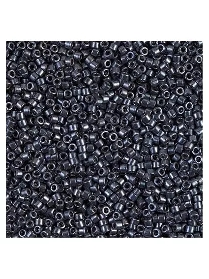 Delica Miyuki 11/0 galvanized gunmetal  Delica Miyuki 11/0- 1