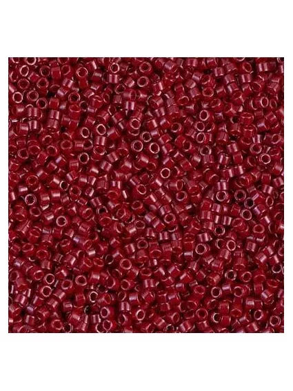 Delica Miyuki 11/0 dyed opac maroon  Delica Miyuki 11/0- 1