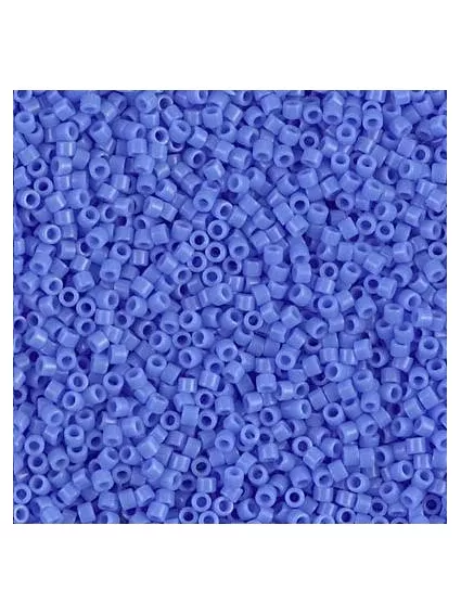 Delica Miyuki 11/0 opac periwinkle  Delica Miyuki 11/0- 1