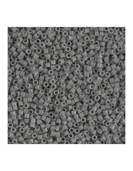 Delica Miyuki 11/0 opac gray  Delica Miyuki 11/0- 1