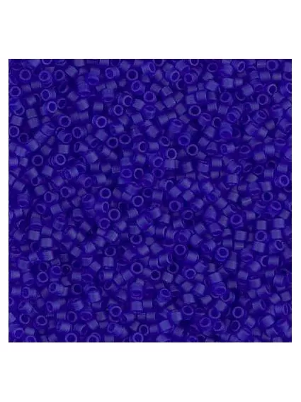 Delica Miyuki 11/0 matte transparent cobalt  Delica Miyuki 11/0- 1