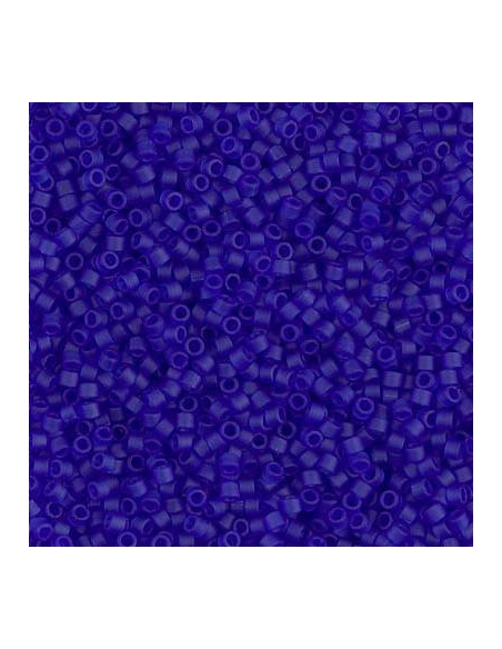 Delica Miyuki 11/0 matte transparent cobalt  Delica Miyuki 11/0- 1