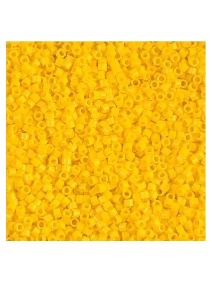 Delica Miyuki 11/0 opac canary  Delica Miyuki 11/0- 1