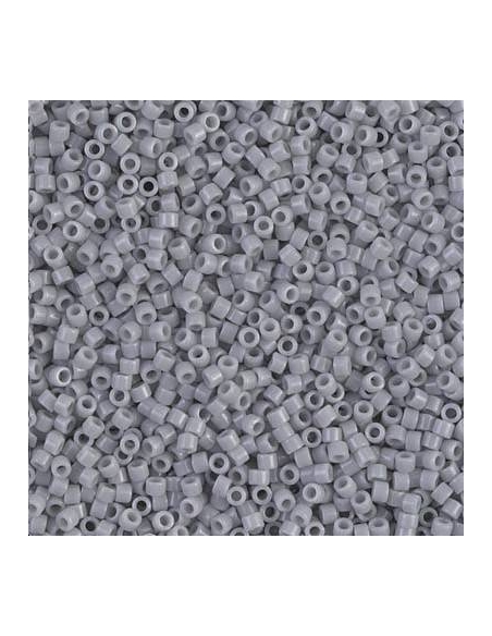 Delica Miyuki 11/0 opac ghost gray  Delica Miyuki 11/0- 1