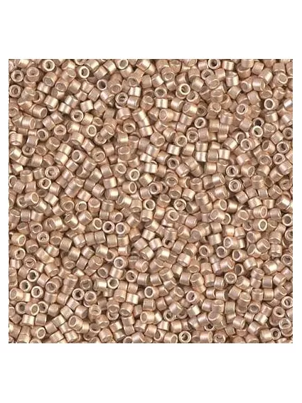 Delica Miyuki 11/0 galvanized champagne  Delica Miyuki 11/0- 1