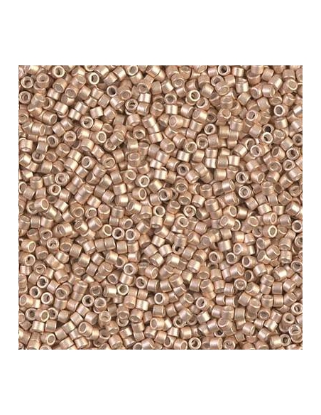 Delica Miyuki 11/0 galvanized champagne  Delica Miyuki 11/0- 1