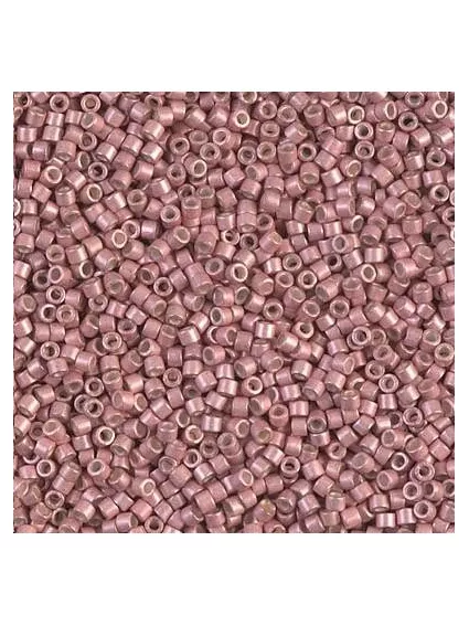 Delica Miyuki 11/0 galvanized sf pink blush  Delica Miyuki 11/0- 1