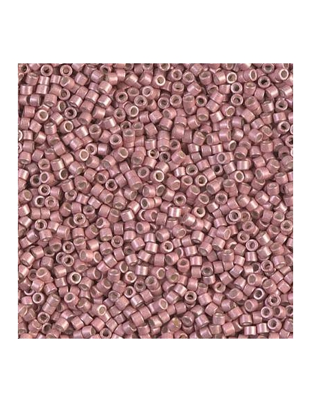 Delica Miyuki 11/0 galvanized sf pink blush  Delica Miyuki 11/0- 1