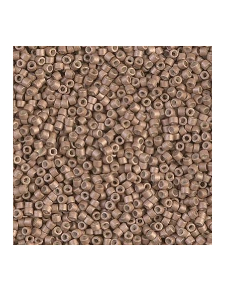 Delica Miyuki 11/0 galvanized matte champagne  Delica Miyuki 11/0- 1