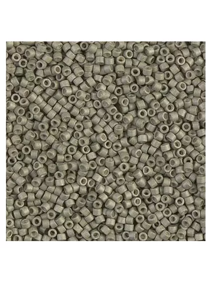 Delica Miyuki 11/0 galvanized matte aloe  Delica Miyuki 11/0- 1