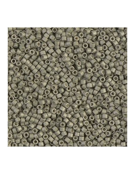 Delica Miyuki 11/0 galvanized matte aloe  Delica Miyuki 11/0- 1 Delica Miyuki 11/0 galvanized matte aloe  Delica Miyuki 11/0- 1