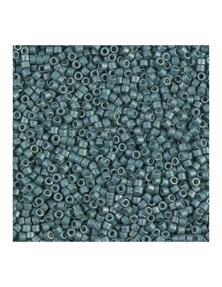 Delica Miyuki 11/0 galvanized matte dark aqua  Delica Miyuki 11/0- 1 Delica Miyuki 11/0 galvanized matte dark aqua  Delica Miyuki 11/0- 1