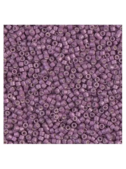 Delica Miyuki 11/0 galvanized matte magenta  Delica Miyuki 11/0- 1