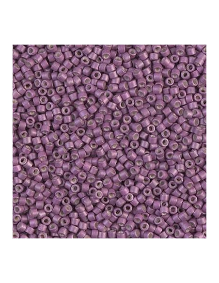 Delica Miyuki 11/0 galvanized matte magenta  Delica Miyuki 11/0- 1