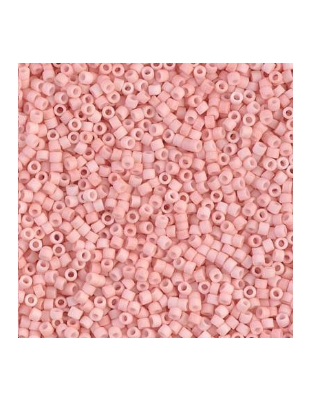 Delica Miyuki 11/0 matte opac light salmon  Delica Miyuki 11/0- 1 Delica Miyuki 11/0 matte opac light salmon  Delica Miyuki 11/0- 1