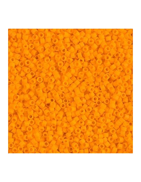Delica Miyuki 11/0 matte opac mandarin  Delica Miyuki 11/0- 1