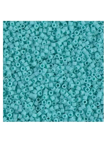 Delica Miyuki 11/0 matte opac sea opal  Delica Miyuki 11/0- 1