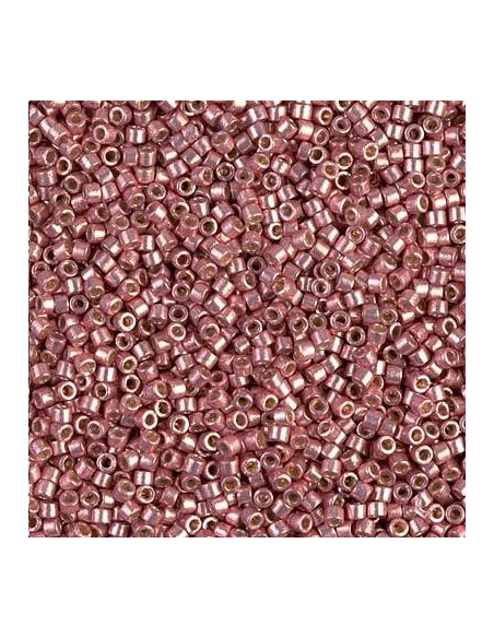 Delica Miyuki 11/0 duracoat galvanized dark coral  Delica Miyuki 11/0- 1