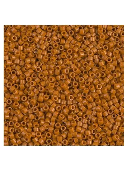Delica Miyuki 11/0 duracoat opac persimmon  Delica Miyuki 11/0- 1