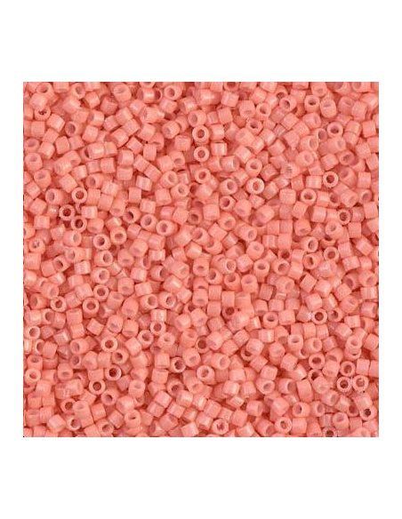 Delica Miyuki 11/0 duracoat opac dark salmon  Delica Miyuki 11/0- 1