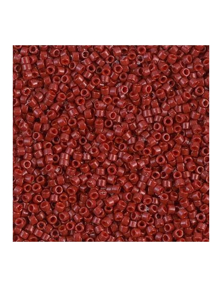 Delica Miyuki 11/0 duracoat opac jujube  Delica Miyuki 11/0- 1