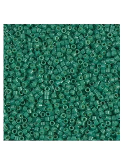 Delica Miyuki 11/0 duracoat opac spruce  Delica Miyuki 11/0- 1