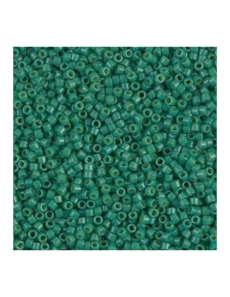 Delica Miyuki 11/0 duracoat opac spruce  Delica Miyuki 11/0- 1