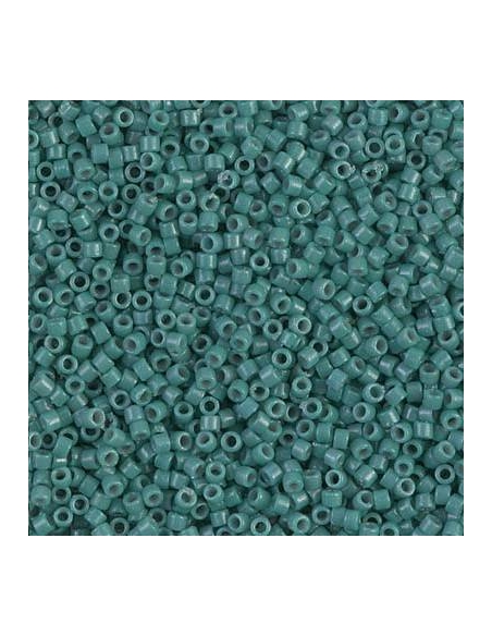 Delica Miyuki 11/0 duracoat opac eucalyptus  Delica Miyuki 11/0- 1
