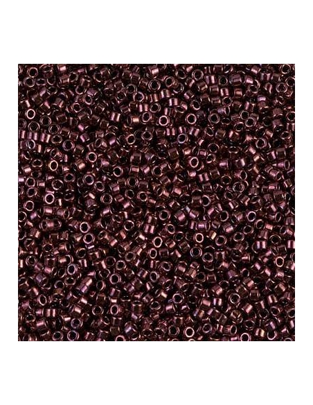 Delica Miyuki 8/0 metallic dark raspberry  Delica Miyuki 8/0- 1