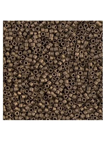 Delica Miyuki 8/0 matte metallic dark bronze  Delica Miyuki 8/0- 1