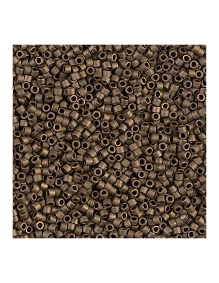 Delica Miyuki 8/0 matte metallic dark bronze  Delica Miyuki 8/0- 1