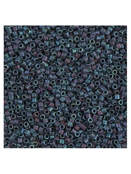 Delica Miyuki 8/0 matte metallic blue iris  Delica Miyuki 8/0- 1