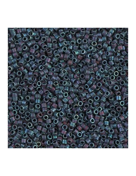 Delica Miyuki 8/0 matte metallic blue iris  Delica Miyuki 8/0- 1
