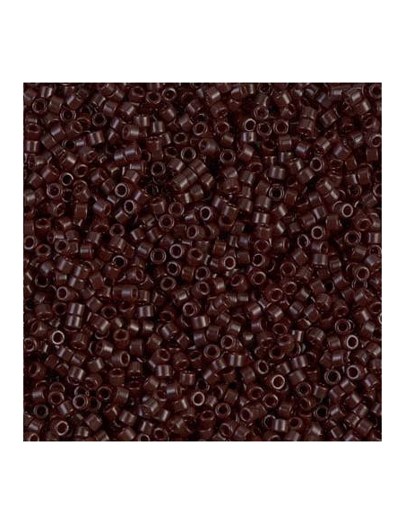 Delica Miyuki 8/0 opac chocolate  Delica Miyuki 8/0- 1 Delica Miyuki 8/0 opac chocolate  Delica Miyuki 8/0- 1