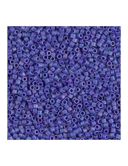 Delica Miyuki 8/0 matte opac cobalight AB  Delica Miyuki 8/0- 1