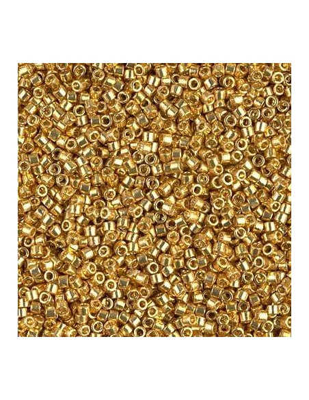 Delica Miyuki 8/0 duracoat galvanized gold  Delica Miyuki 8/0- 1