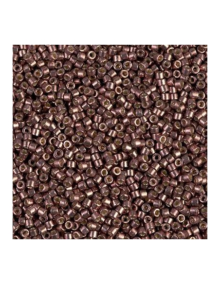 Delica Miyuki 8/0 duracoat galvanized dark mauve  Delica Miyuki 8/0- 1