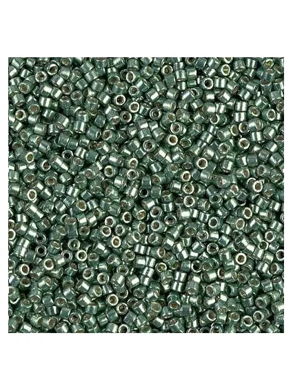 Delica Miyuki 8/0 duracoat galvanized sea green  Delica Miyuki 8/0- 1