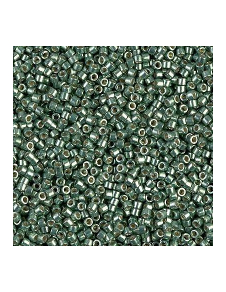 Delica Miyuki 8/0 duracoat galvanized sea green  Delica Miyuki 8/0- 1