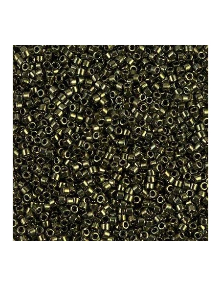 Delica Miyuki 10/0 metallic olive  Delica Miyuki 10/0- 1