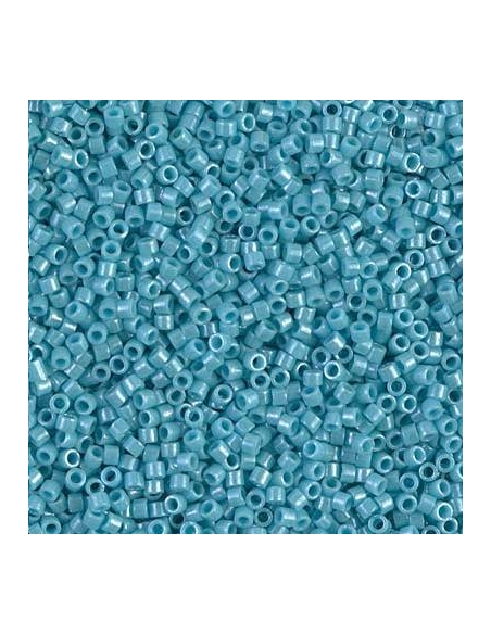 Delica Miyuki 10/0 opac turquoise green luster  Delica Miyuki 10/0- 1