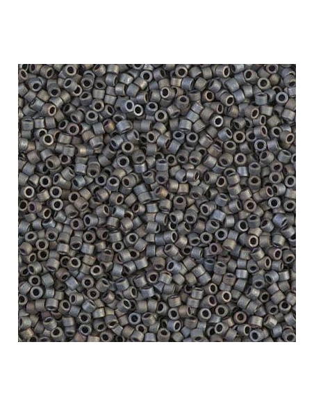 Delica Miyuki 10/0 matte metallic silver gray  Delica Miyuki 10/0- 1