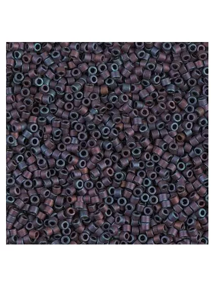 Delica Miyuki 10/0 matte metallic copper rainbow iris  Delica Miyuki 10/0- 1