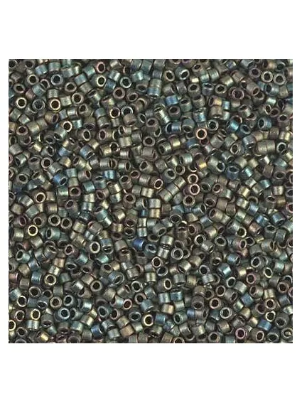 Delica Miyuki 10/0 matte metallic pattina iris  Delica Miyuki 10/0- 1