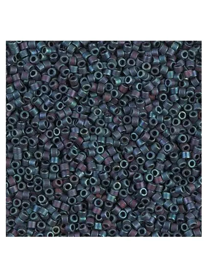 Delica Miyuki 10/0 matte metallic blue iris  Delica Miyuki 10/0- 1