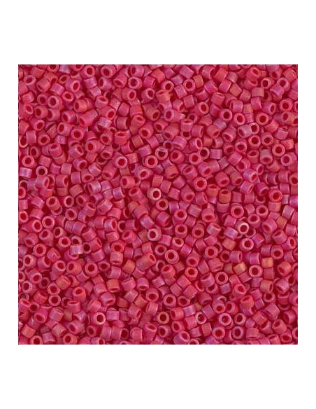 Delica Miyuki 10/0 matte opac red luster  Delica Miyuki 10/0- 1