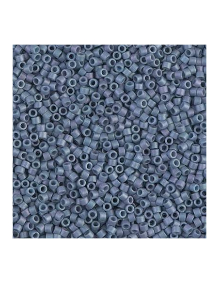 Delica Miyuki 10/0 matte metallic steel blue luster  Delica Miyuki 10/0- 1
