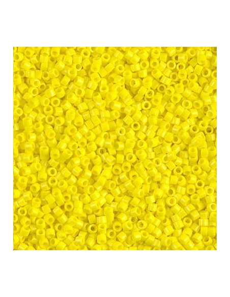 Delica Miyuki 10/0 opac yellow  Delica Miyuki 10/0- 1